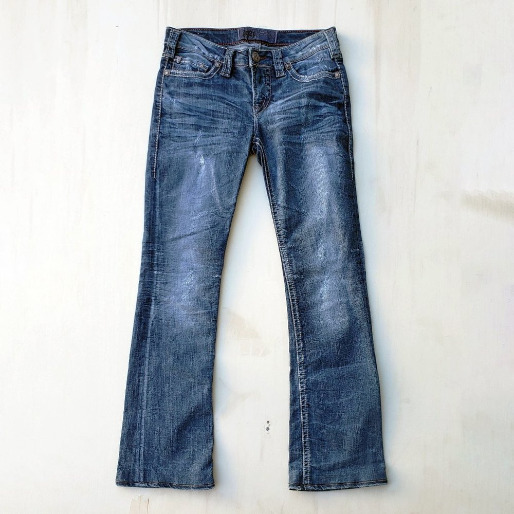 1921 Alanis Roughed Up Bootcut Jeans - Size 25